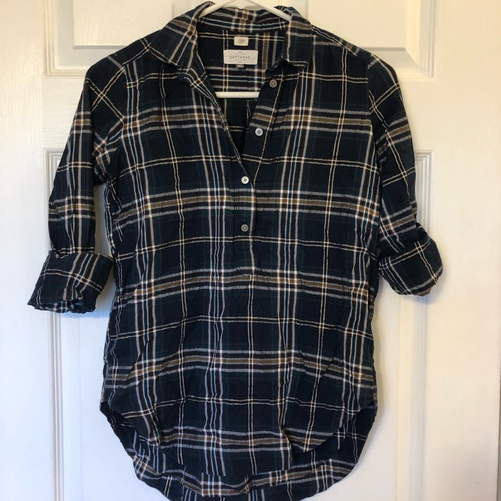 Cozy Loft Plaid Button-Down